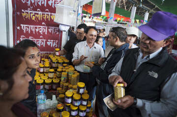 Khemrai Neupane, professor and beekeeper in dialogue.