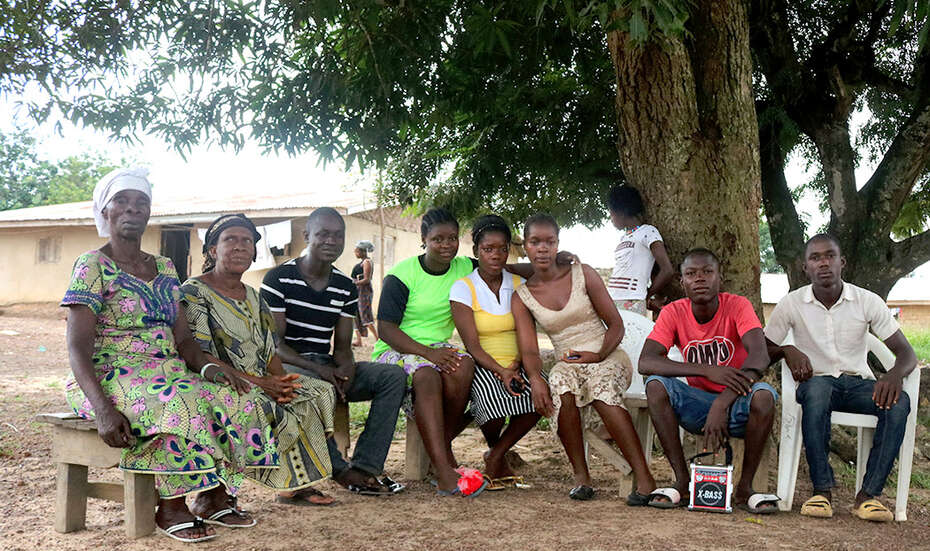Miss Hygiene in her village Miss Hygiene in her village