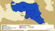 Expected impact of El Niño on the Middle East Map: El Niño could bring heavy rainfall to the Middle East.