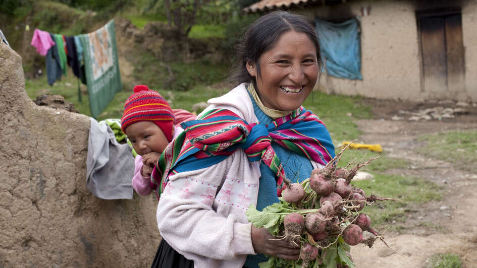 Local woman and her child.