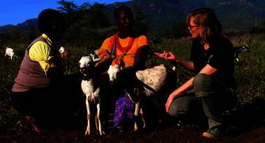 Gesine Cukrowski in Uganda